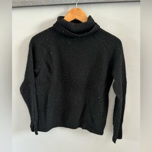 Uniqlo black knit turtleneck